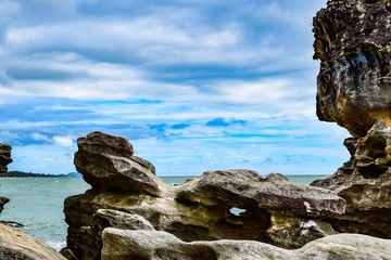 Paradise beach in Phu quoc islan, south of vietnam. Beautiful landscape