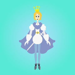 Teenager thin prince with sword