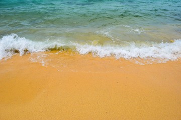 beautiful beach and tropical sea