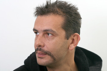 Obraz premium Man with mustaches