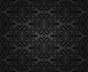 Fototapeta premium Seamless Oriental Vector Background