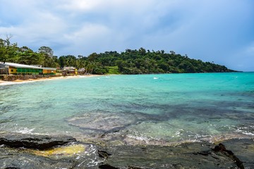 Paradise beach in Phu quoc islan, south of vietnam. Beautiful landscape