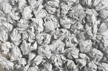 Background of paper balls