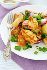 roasted golden  potato