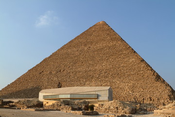 Die Pyramiden und Sphinx von Gizeh in Ägypten 