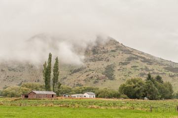 Fototapeta na wymiar New Zealand countryside in the vicinity of Te Anau on the west coast of South Island