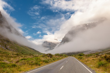 Milford road, South Island, New Zealand