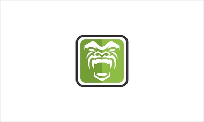 Square Gorilla Vector Logo