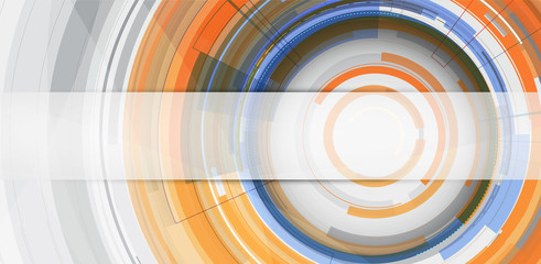 New future technology concept abstract background