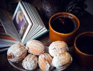 breakfast cookie and coffee