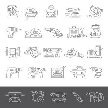 Line Icons - Power Tools