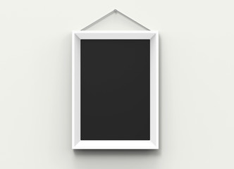 Blank black board