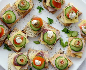 banquet, catering food