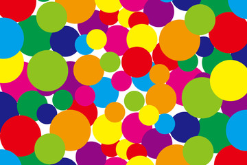 #Background #wallpaper #Vector #Illustration #design #free #free_size #charge_free #colorful #color rainbow,show business,entertainment,party,image 背景素材壁紙,虹彩,虹色,レインボーカラー,七色,カラフル,円,球,幻想的,夢,ファンタジー,にじ,