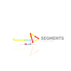 Arrow icon vector logo. Company branding element