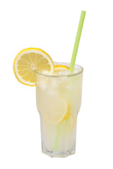 lemonade in a glass isolated - 96956735
