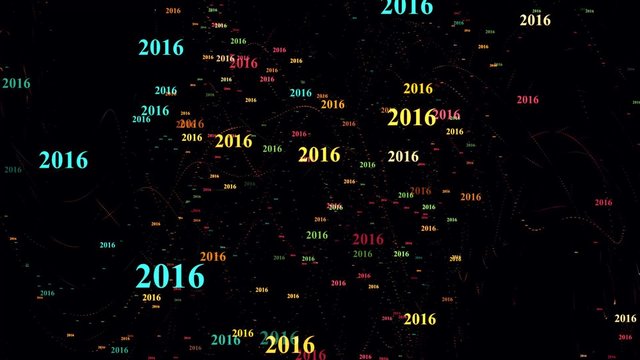 2016 - Bunte Jahreszahlen