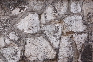 Old Limestone Wall Fragment Background