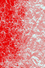 Red concentric wood cut grunge texture
