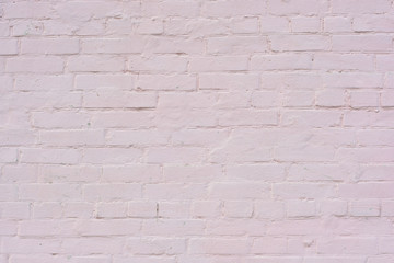 Naklejka premium Brick wall in pink whitewashing 2-271115
