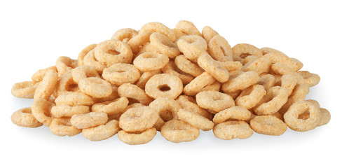 cereal rings isolated