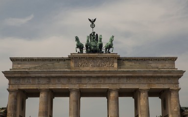 Naklejka premium Brandenburg gate in Berlin, Germany