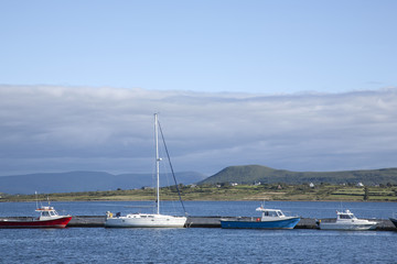 Boats in Harbor, Knights Town, Valentia Island