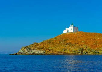 Fototapeta na wymiar cape with lighthouse