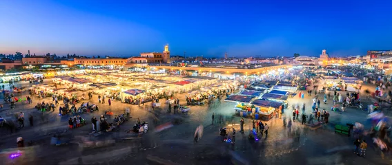 Photo sur Plexiglas Maroc Jemaa El Fnaa, Marrakech