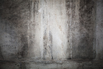Dark concrete wall with vignette photo effect