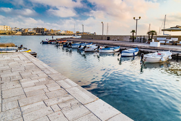 Bay on the Adriatic sea