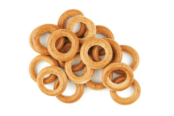 bagel on white