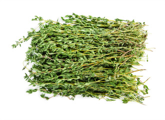 Thyme isolated on white background