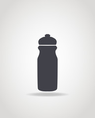 Sport bottle black icon