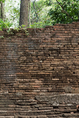 old brick wall weathered background