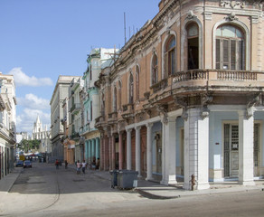 Fototapeta na wymiar street scenery in Havana