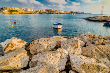 Bay on the Adriatic sea