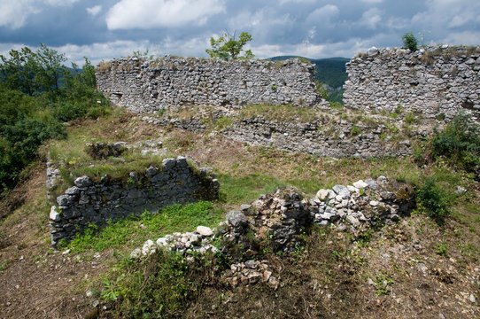 Ruins of castle Muran, central Slovakia, Europe
