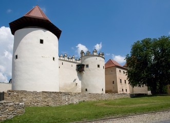 Obraz premium Castle in town Kezmarok, northern Slovakia
