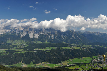 Obraz premium Masyw Dachstein, Styria, Austria