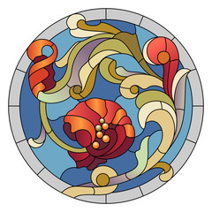 Stained glass pattern