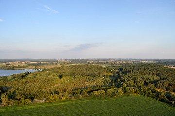 Fototapeta na wymiar Luftaufnahme aus Brandenburg, Deutschland