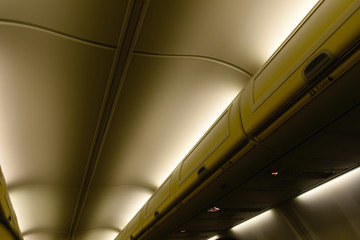 Interior of an airplane
