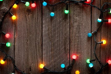 Christmas colorful lights