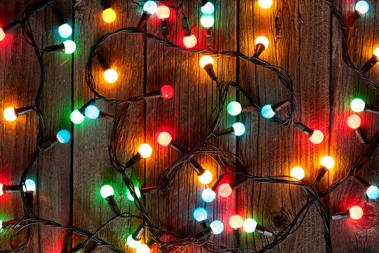 Christmas colorful lights