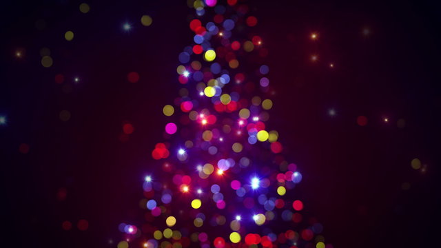 blurred christmas tree lights flashing loopable 4k (4096x2304)
