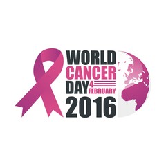 Greeting Card of World Cancer Day 4 February 2016 