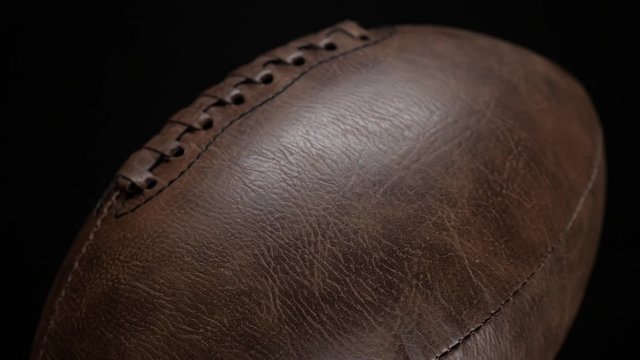 Traditional Pigskin Leather American Football