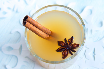 Apple cider rum punch