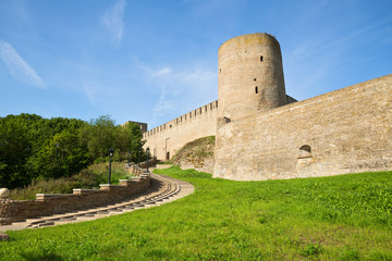 Fototapeta na wymiar Ivangorod fortress
